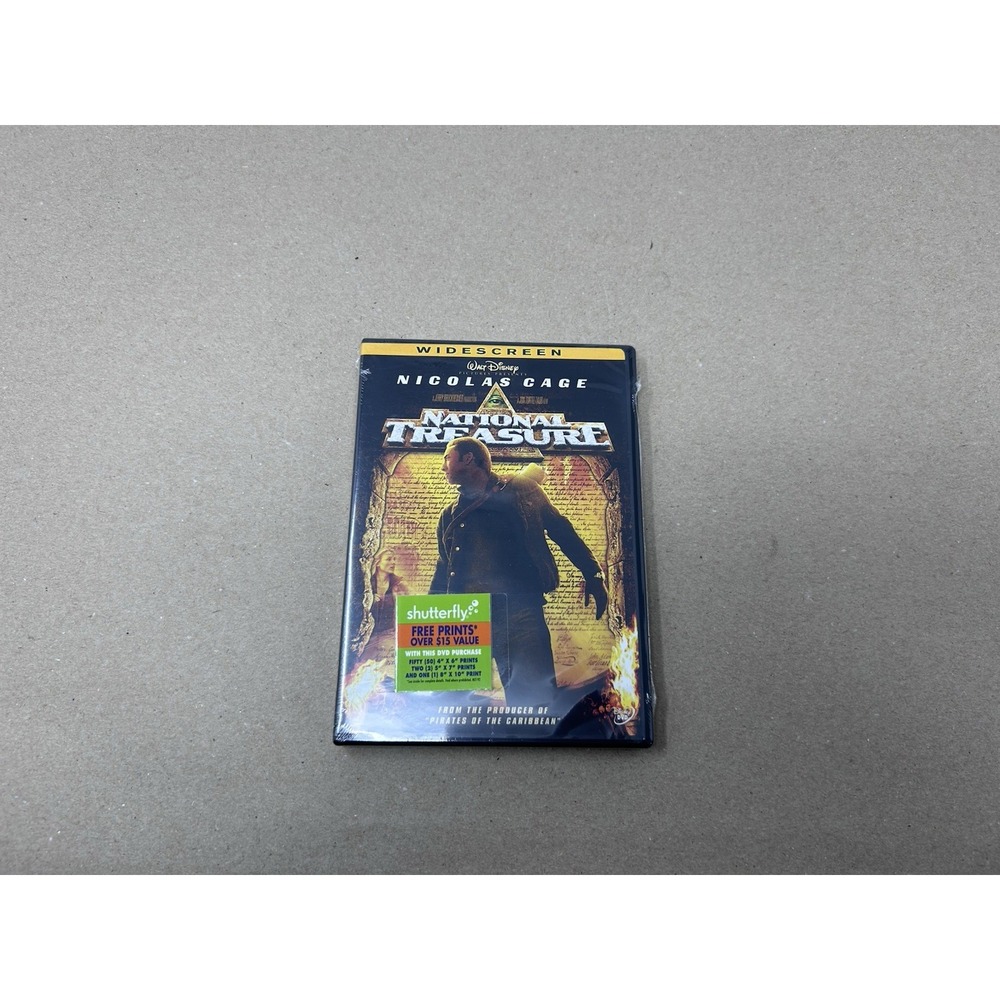 National Treasure (DVD, Widescreen) w/ Nicholas Cage, 2004, NEW